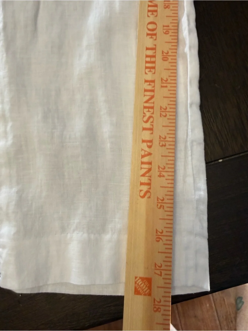 Zara White Linen Drawstring Pants